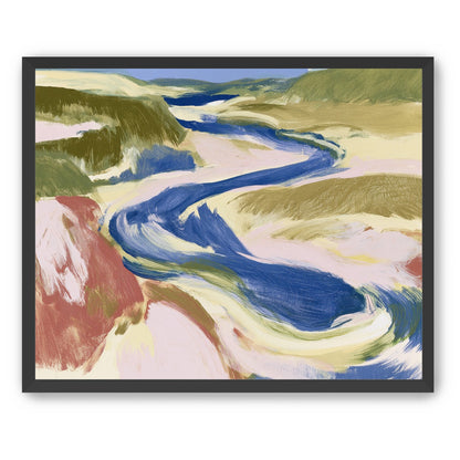 Blue bend through sandbars