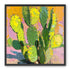 Thick paint on cactus pads