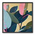 Leaves on cracked plaster