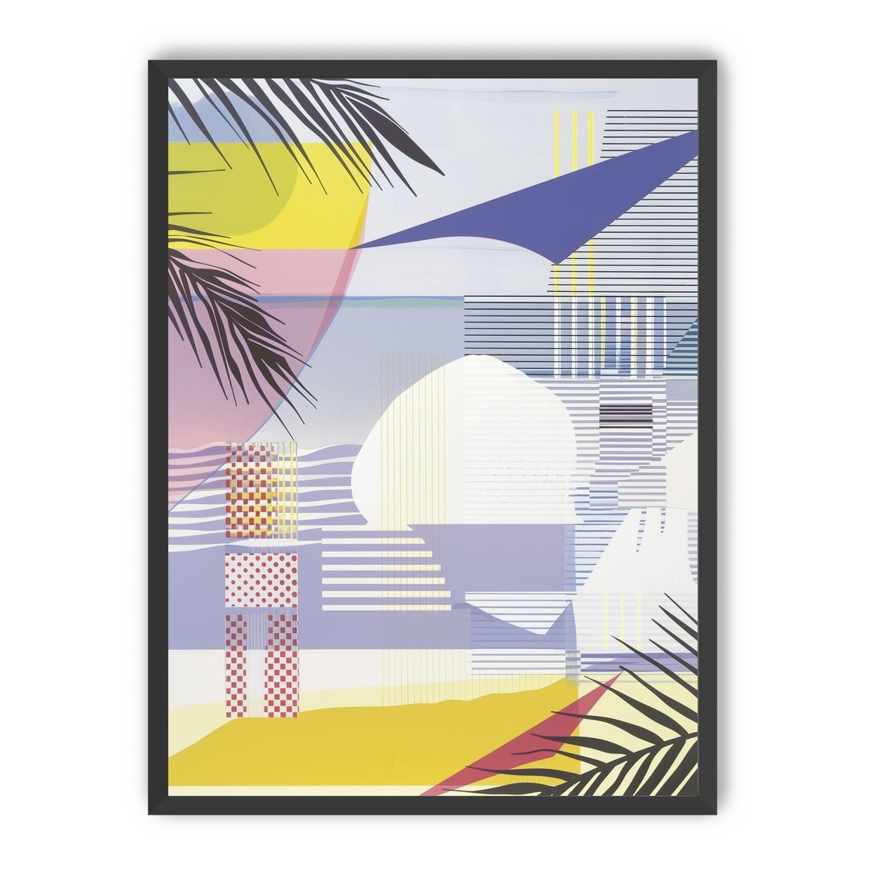 Layered stripes and color fields