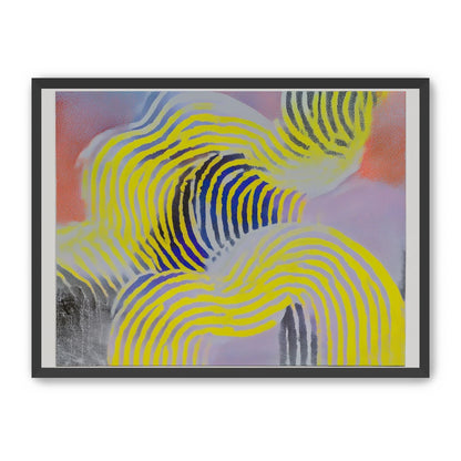 Yellow bends through violet