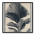 Palm fronds in black ink