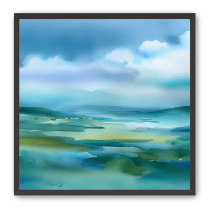 Teal Dissolving into Sky