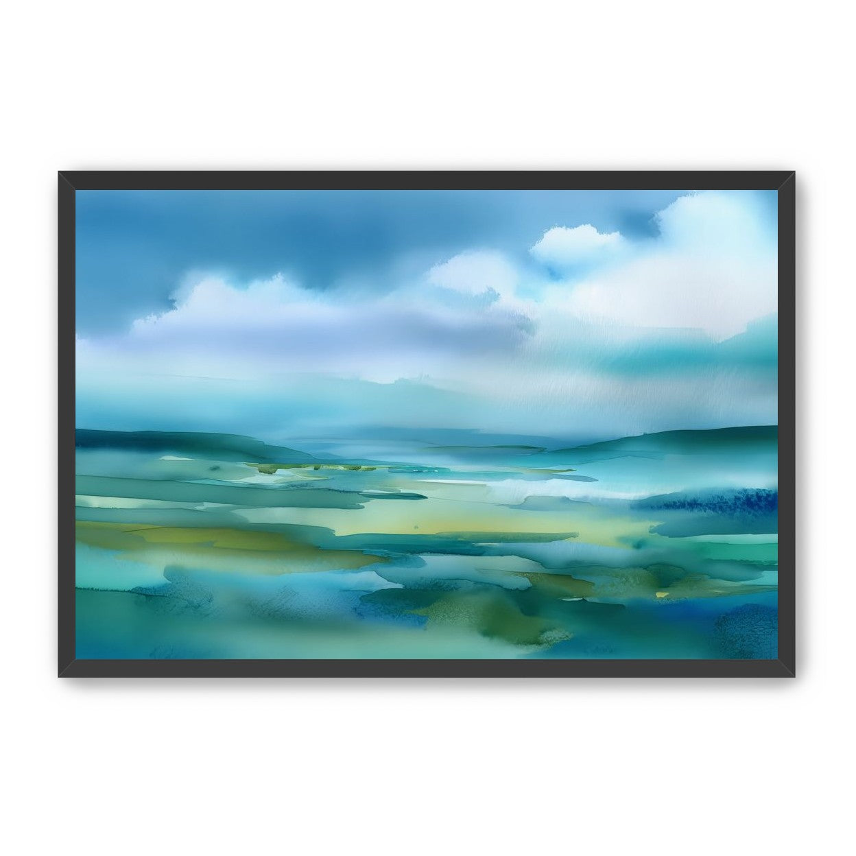 Teal Dissolving into Sky