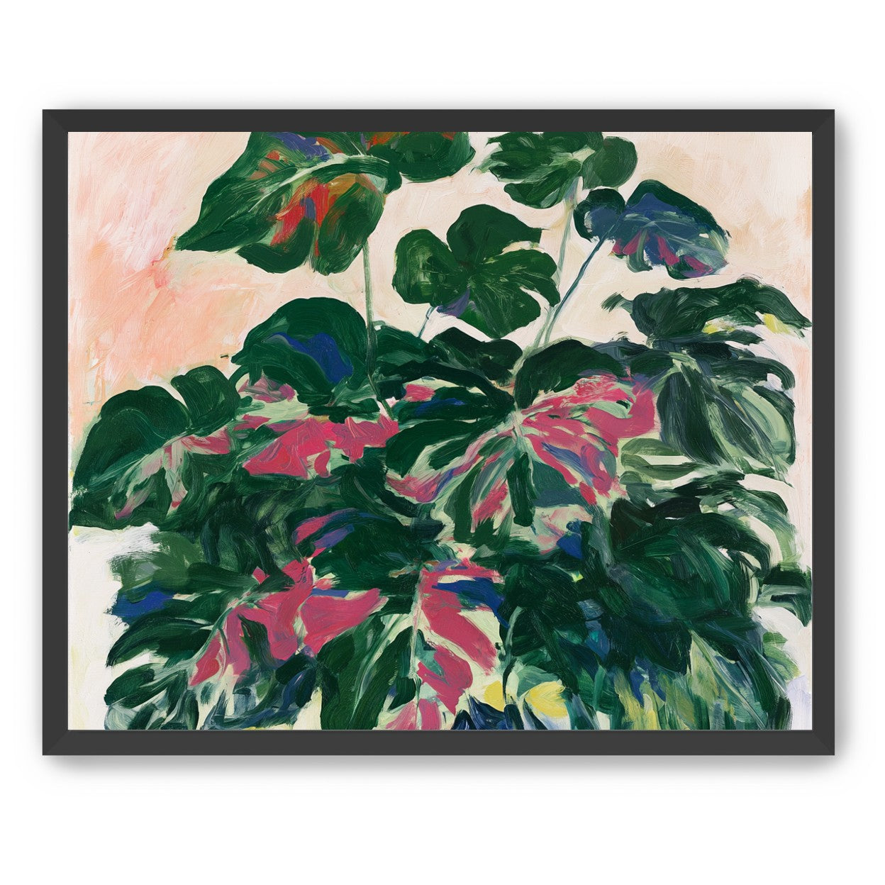 Leaves leaning into light