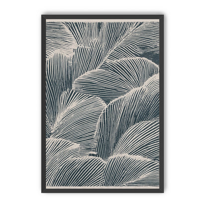 Palm fronds pressed together