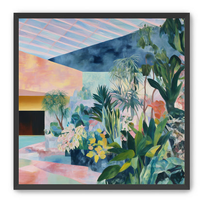 Pastel rooms for green leaves