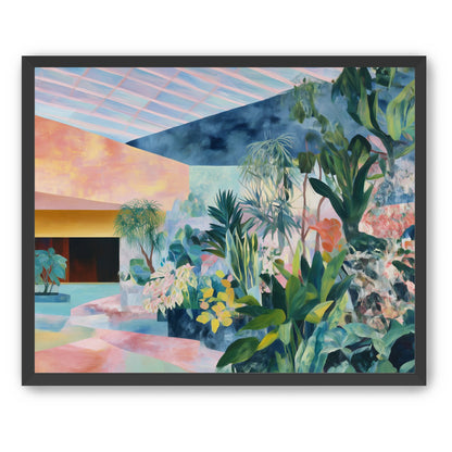 Pastel rooms for green leaves