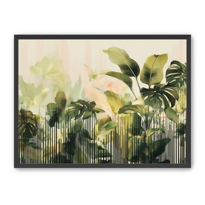 Leaves behind the black bars