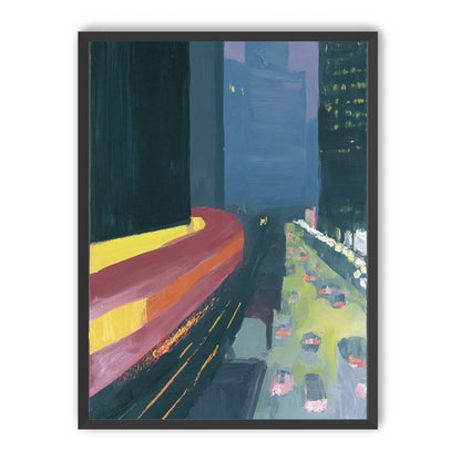 A bright bend downtown