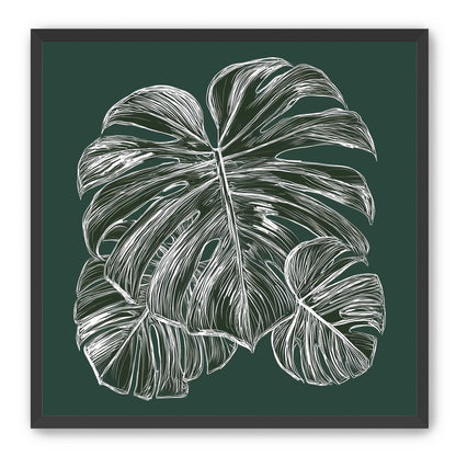 White veins on green field