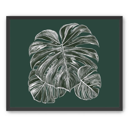 White veins on green field