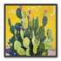 Pink blooms in yellow heat