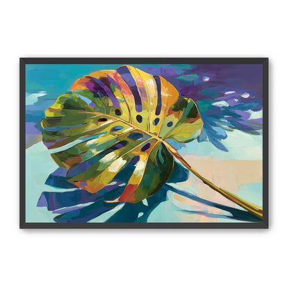 Palm Leaves in Layered Paint