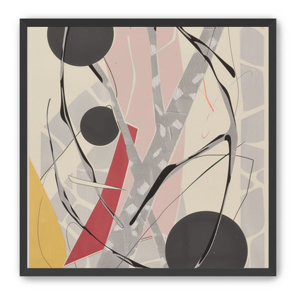 Layered circles with red wedge