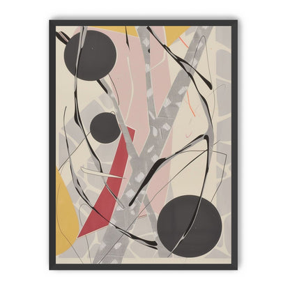 Layered circles with red wedge