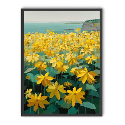 Flowers Along the Water