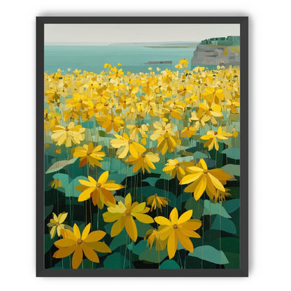 Flowers Along the Water