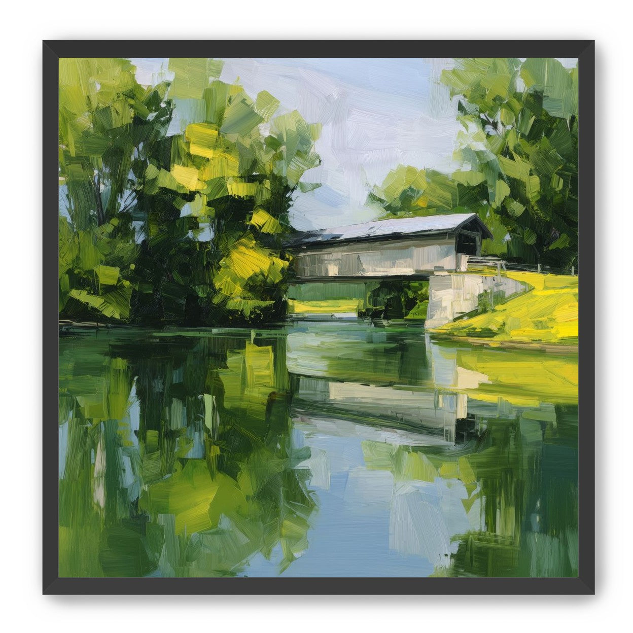 Covered Bridge in Summer