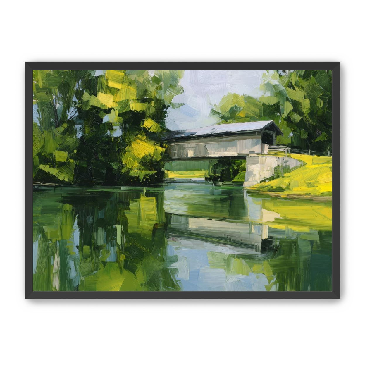 Covered Bridge in Summer