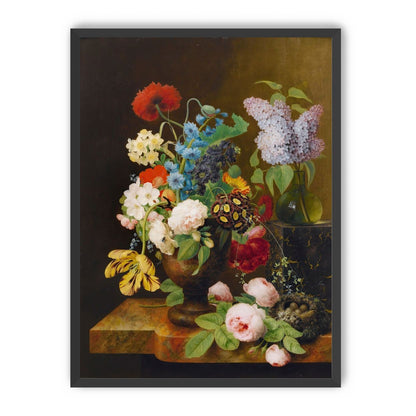Fallen roses by the nest
