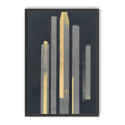 Yellow seeping through gray bars