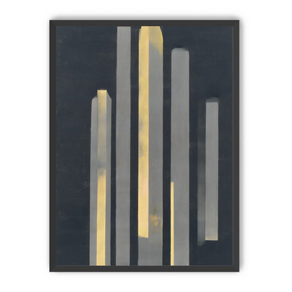Yellow seeping through gray bars