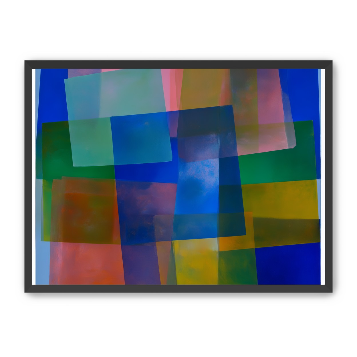 Blue pooling through pink veils