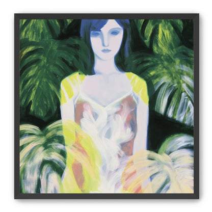 Yellow sleeves in green shade