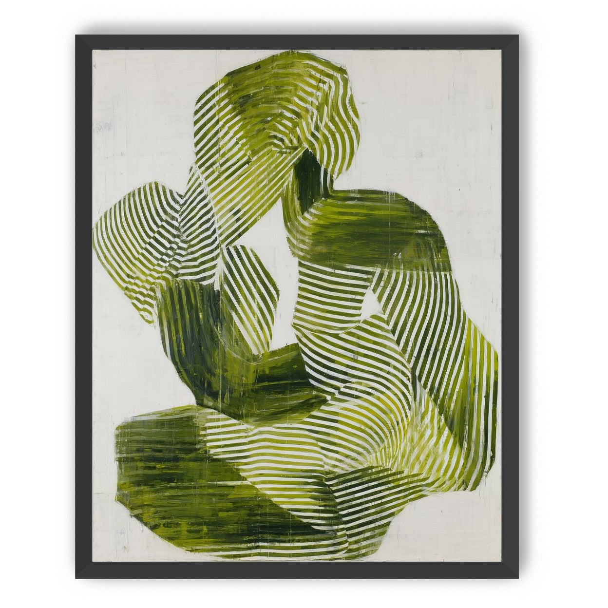 Olive stripes in repose