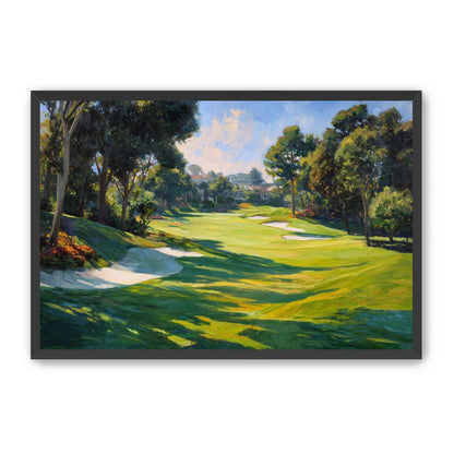 Ocean Haze Over Fairways