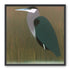 Heron in pink dusk