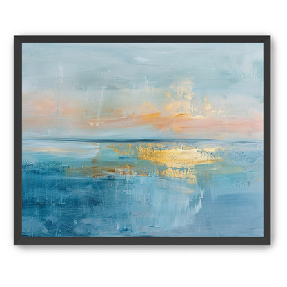 Gold light on quiet water
