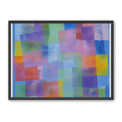 Blue field under shifting pastels