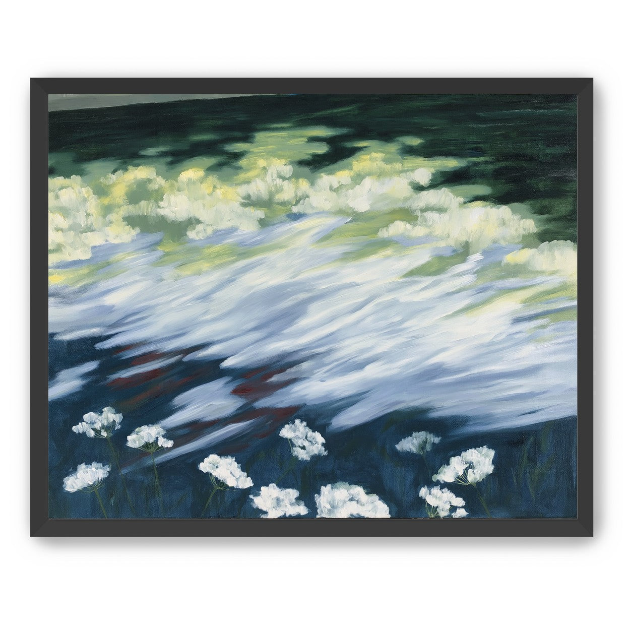 Wind skimming the wildflowers