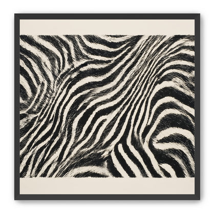 Zebra stripes across the frame