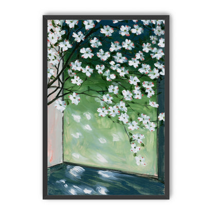 Blossoms at the windowpane