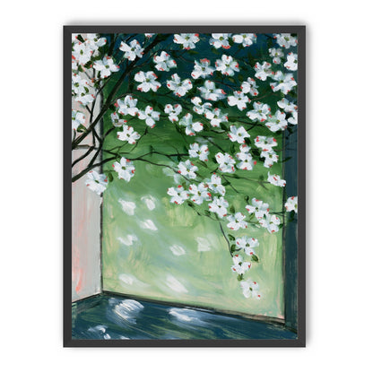 Blossoms at the windowpane