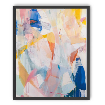 Translucent layers on canvas