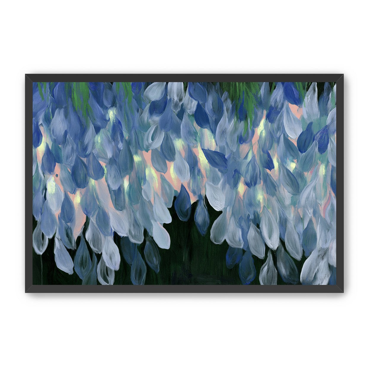 Wisteria over still water