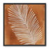 Palm frond in white ink