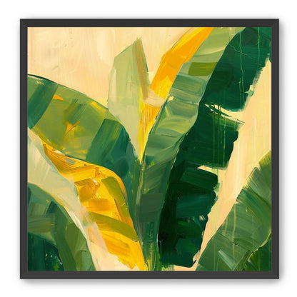 Yellow breaks through green leaves