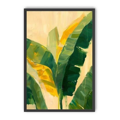 Yellow breaks through green leaves