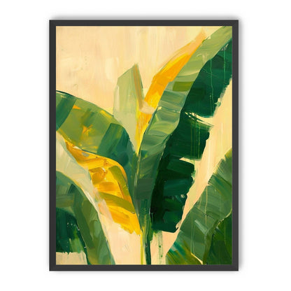Yellow breaks through green leaves