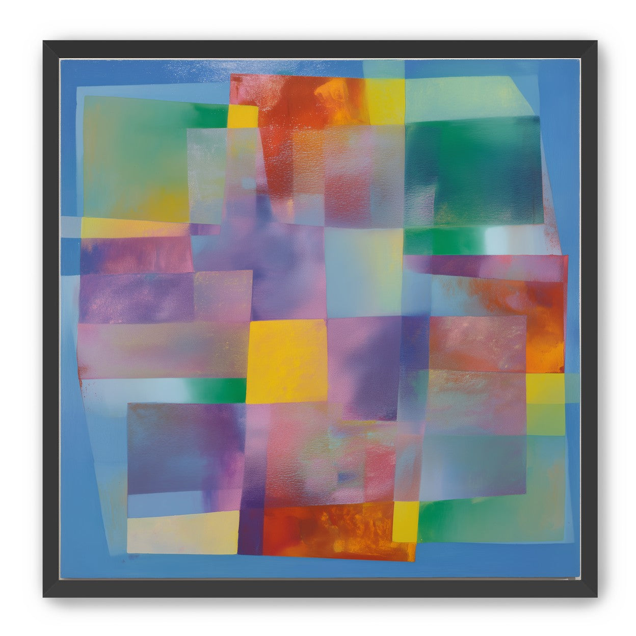 Blue border and drifting blocks