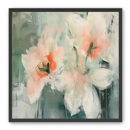 Pale blooms in quiet paint