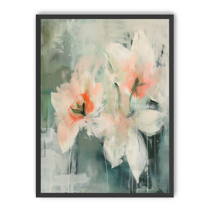 Pale blooms in quiet paint