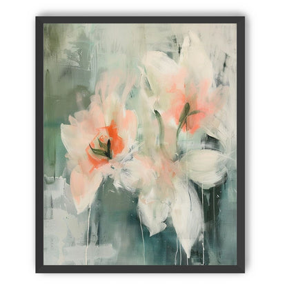 Pale blooms in quiet paint