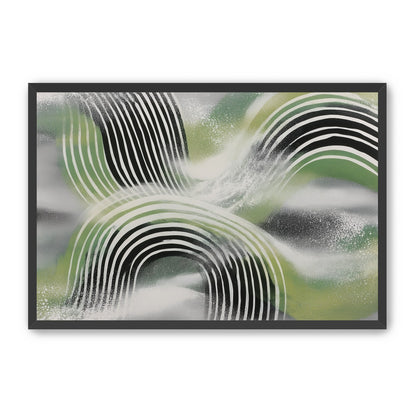 Stripes within the green haze