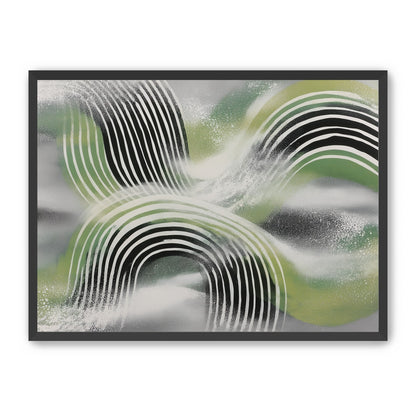 Stripes within the green haze